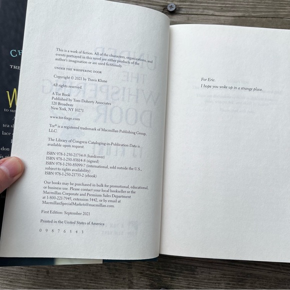 Under The Whispering Door First Edition Hardcover Book By TJ Klune - Picture 7 of 13